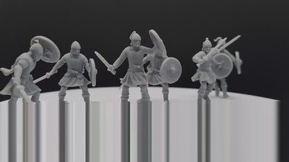 Ostrogoths on foot - Davale Games - Historical games - 3D Printed with high quality resin