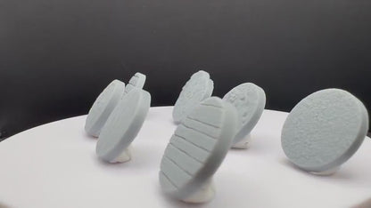 Bases 25 mm - Davale Games - 3D Printed with high quality resin for LOTR/D&D games