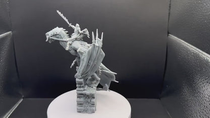 Wyvern with Dark Mage [Ver. 2] - Davale Games - 3D Printed with high quality resin for LOTR/D&D games