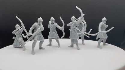 Roman Archers - Davale Games - Historical games - 3D Printed with high quality resin