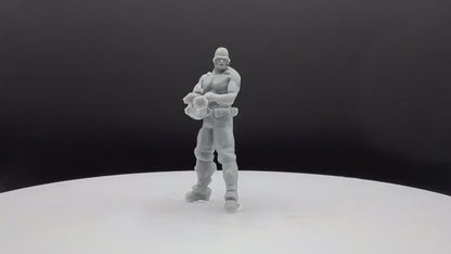 Doom Commando Miniature - Fanmade - TheSTLSmith - 3D Printed with high quality resin for Skirmish/D&D games