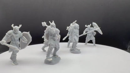 Warriors of Khalüm - Dead City - Davale Games - 3D Printed with high quality resin for LOTR/D&D games