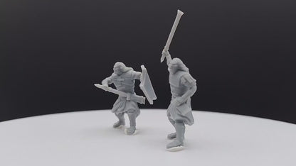 Blood-Handed Captains - Davale Games - 3D Printed with high quality resin for LOTR/D&D games