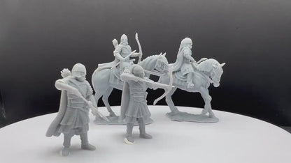 West Humans Outriders - Foot and Mounted - Davale Games - 3D Printed with high quality resin for LOTR/D&D games