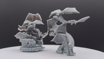 Bats Warbrand - Davale Games - 3D Printed with high quality resin for LOTR/D&D games