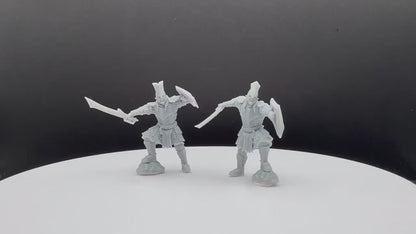 Captain Super Orc - Davale Games - 3D Printed with high quality resin for LOTR/D&D games