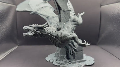 Dragon - Goblins of the cave - Davale Games - 3D Printed with high quality resin for LOTR/D&D games