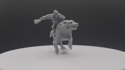 The Irreverent - Mounted - Davale Games - 3D Printed with high quality resin for LOTR/D&D games