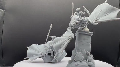 Bat Riders - Goblins of the cave - Davale Games - 3D Printed with high quality resin for LOTR/D&D games